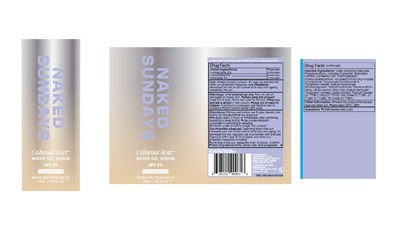 Cabanaclear Illuminating Artwork (Usa 50ml Bottle Illuminating Cabclear Water Gel Serum   2)
